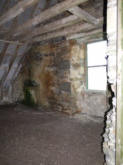 View of first floor in Hall of Clestrain House, Orkney.