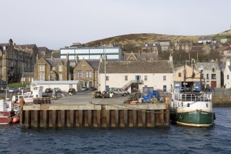 View of the Pierhead Buildings, Stromness, taken from the ESE.