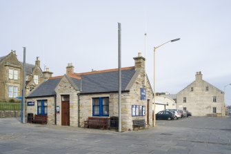 View of principal elevation of Harbour Office, Stromness, taken from the S.