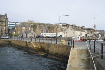 View of new pier at Stromness Harbour, taken from the S.