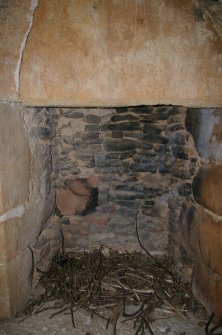 Hearth of fireplace in Room 5, Fifth Floor, View from West