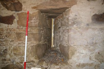 Slot Window in South Wall of G.F., View from South