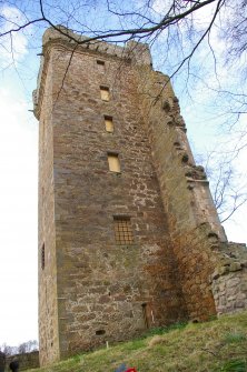 Exterior South Wall, Ground Floor, View from North North East