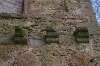 Stone decoration above main door to main stairwell, Ground Floor , View from North