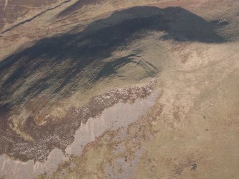 Oblique aerial view of Ben Effrey fort, looking E.