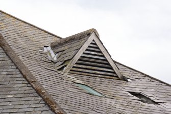Sheep ring, detail of triangular roof vent