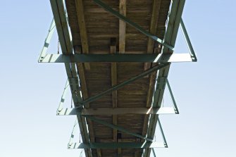 View of underside of deck