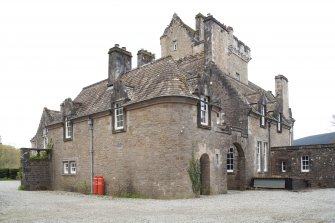 Service court, view from north east