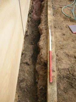 Digital photographs taken during the historic building survey on 92-93 High Street in Haddington