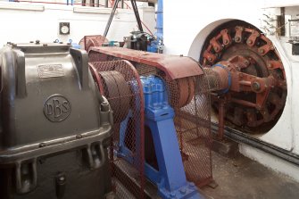 Interior. Turbine house, detail of turbine