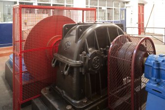 Interior. Turbine house, detail of turbine