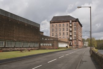 Spinning mill, bonded warehouse and spinning mill, view from south east