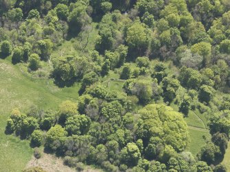 Oblique aerial view of Craighall Castle, taken from the N.