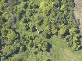 Oblique aerial view of Craighall Castle, taken from the E.