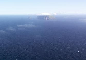 General oblique aerial view of St Kilda, centred on the island of Boreray, taken from the W.