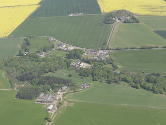 Oblique aerial view of Lauriston Castle, taken from the SW.