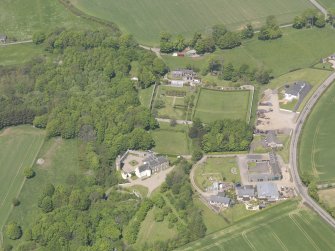 Oblique aerial view of Lauriston Castle, taken from the S.