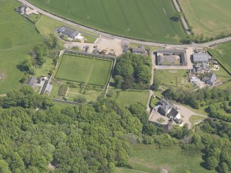 Oblique aerial view of Lauriston Castle, taken from the WSW.