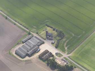 Oblique aerial view of Balfour Castle, taken from the NE.