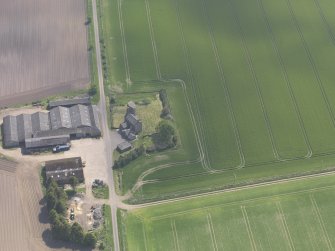 Oblique aerial view of Balfour Castle, taken from the NNW.