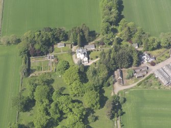 Oblique aerial view of Bannatyne House, taken from the SSE.