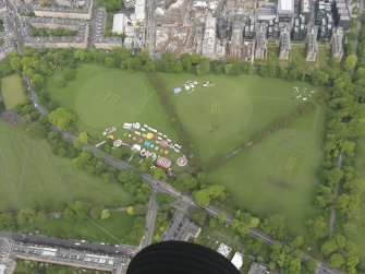 Oblique aerial view of the Meadows, taken from the SSE.