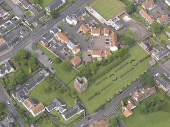 Oblique aerial view of Preston Tower, taken from the ESE.