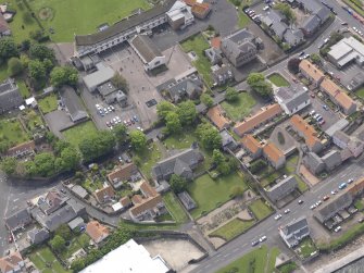 Oblique aerial view of Preston Grange Church, taken from the N.
