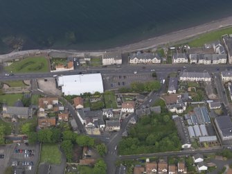 Oblique aerial view of Preston Grange Church, taken from the SE.
