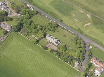 Oblique aerial view of Bunkerhill House, taken from the SE.