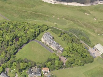 Oblique aerial view of Carlekemp House, taken from the ESE.