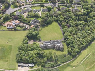 Oblique aerial view of Carlekemp House, taken from the N.