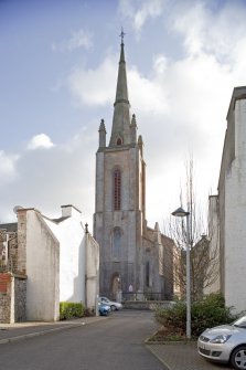 General view of Trinity Church, Castle Street, Rothesay, Bute, from N