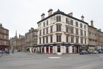 General view of former Royal Hotel, 1-6 Albert Place, Rothesay, Bute, from NE