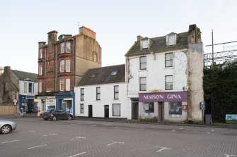 General view of 1-13 Montague Street, Rothesay, Bute, from N