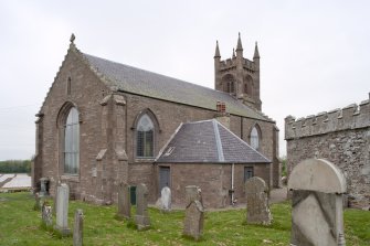 General view of parish church from south.
