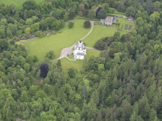 Oblique aerial view of Invermay House, taken from the SE.