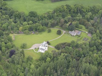 Oblique aerial view of Invermay House, taken from the SSE.