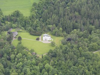 Oblique aerial view of Invermay House, taken from the WSW.