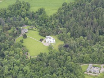 Oblique aerial view of Invermay House, taken from the SW.