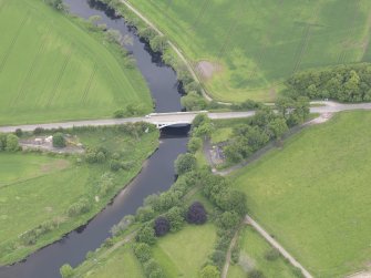 Oblique aerial view of Dalreoch Bridge, taken from the SE.