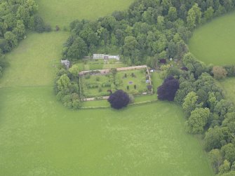 Oblique aerial view of Inchyra House, taken from the ESE.