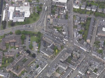 Oblique aerial view of St Ninian's Cathedral, taken from the SSE.