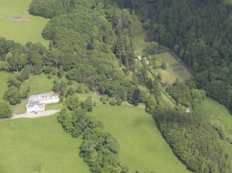 Oblique aerial view of Doune Park Country House, taken from the SSE.