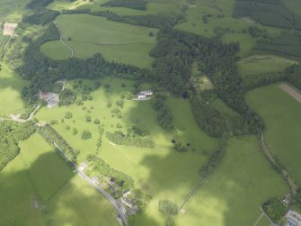 General oblique aerial view of Doune Park Country House estate, taken from the S.