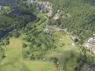 Oblique aerial view of Airthrey Golf Course, taken from the SE.