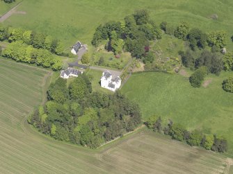 Oblique aerial view of Aldie Castle, taken from the SW.