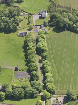 Oblique aerial view of Aldie Castle, taken from the NW.