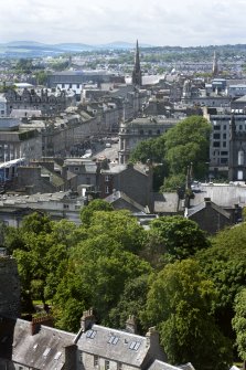View from east of St Nicholas Kirk graveyard and Union Street, taken from St Nicholas House.