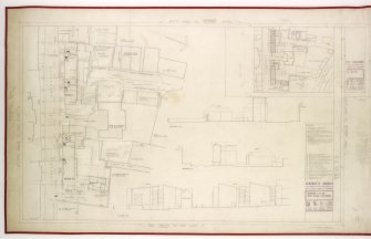 Site plans and sections,
Title: Block I, II, II. Site Plan & Sections